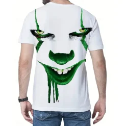 Funny Art the Clown T-shirt Print Funny Street Style For Men's Adults' 3D Print