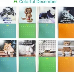 Funny Pissed Off Cat Calendar 2025 Wall Calendar Planner Monthly Planner Calendar Cats Funny Sayings Family Organizer Wall Calendars Planner Calendar Gift