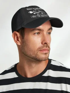 Funny Printed Baseball Cap with 'Many Years Ago I Was the Fastest' Quote, Adjustable Dad Hat for Men and Women, Perfect for Casual Wear, Gag Gifts, and Parties