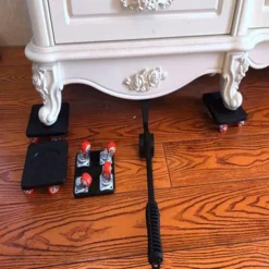 Furniture Mover with Wheels & Lifter Set 360 Swivel Casters 880lbs Capacity Furniture Dolly for Moving Heavy Furniture Refrigerator Sofa Cabinet