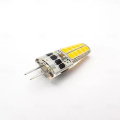 G4 Bi-Pin Base LED Light Bulbs 5W T3 JC Halogen Lamp Equivalent 30W AC/DC 12V 24V Dimmable LED Lights White Warm White for Chandelier Under Cabinet Lighting 10Pcs