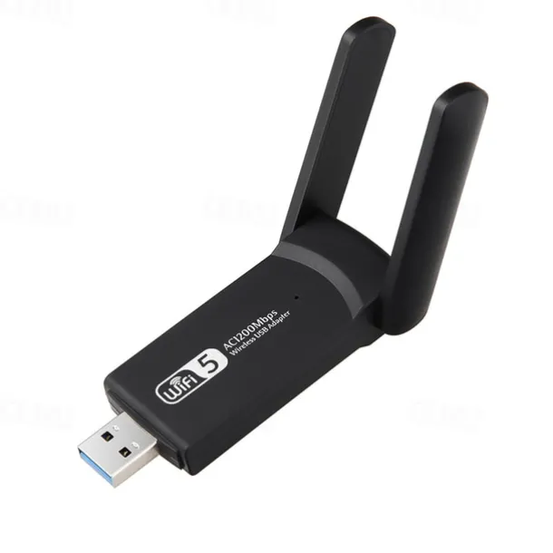 2.4G 5G 1300Mbps Usb Wireless Network Card Dongle Antenna AP Wifi Adapter Dual Band Wi-Fi Usb 3.0 Lan Ethernet 1200M