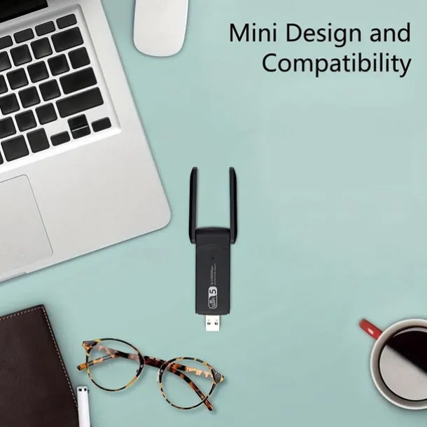 2.4G 5G 1300Mbps Usb Wireless Network Card Dongle Antenna AP Wifi Adapter Dual Band Wi-Fi Usb 3.0 Lan Ethernet 1200M