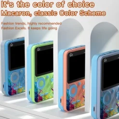 G5 Game Console 500-Games Classic Game Device Ergonomic 3.0'' Screen Handheld Gaming Player for Kids Gift Video Game Console, Christmas Birthday Gift