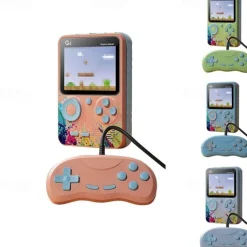 G5 Game Console 500-Games Classic Game Device Ergonomic 3.0'' Screen Handheld Gaming Player for Kids Gift Video Game Console, Christmas Birthday Gift