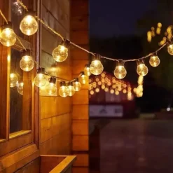 G50 Globe Bulb LED Fairy String Light Outdoor Lights Street Wedding Garden Patio Christmas Decoration Light 220V EU Plug