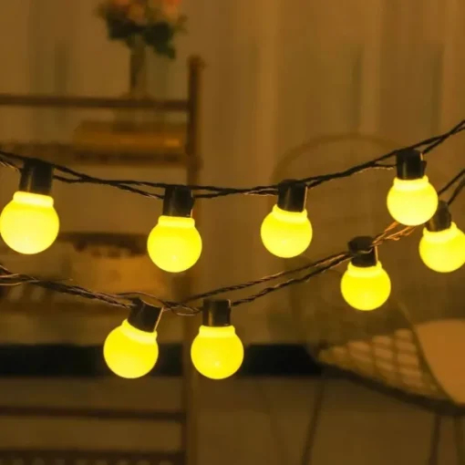G50 Globe Bulb LED Fairy String Light Outdoor Lights Street Wedding Garden Patio Christmas Decoration Light 220V EU Plug