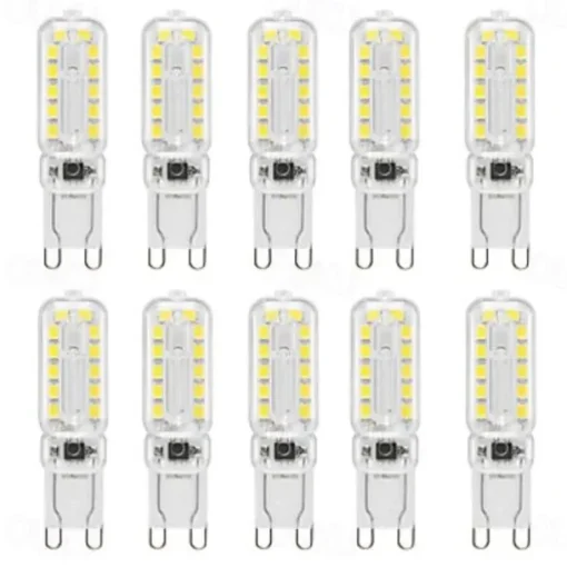 G9 LED Bi-pin Lights 6W 450-550lm 22 LED Beads SMD 2835 T Bulb Shape Dimmable Warm White Cold White 220-240V 110-130V RoHS for Chandeliers Accent Lights Under Cabinet Puck Light
