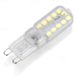 G9 LED Bi-pin Lights 6W 450-550lm 22 LED Beads SMD 2835 T Bulb Shape Dimmable Warm White Cold White 220-240V 110-130V RoHS for Chandeliers Accent Lights Under Cabinet Puck Light