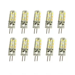 G4 LED Bulbs JC Bi-Pin Base Lights 1.5W DC 12V 10W T3 Halogen Bulb Replacement Landscape Bulbs