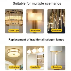 G9 LED Light Bulbs 3W 5W Equivalent to 30W 50W Halogen lamp 220V Dimmable Bulb for Indoor Chandeliers Ceiling Lights 10pcs