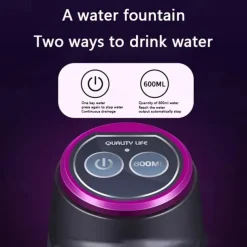 5-Gallon Water Dispenser - Automatic Electric Water Pump with USB Charging, Portable for Home, Office & Outdoor, Fits 2-5 Gallon Bottles