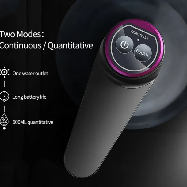 5-Gallon Water Dispenser - Automatic Electric Water Pump with USB Charging, Portable for Home, Office & Outdoor, Fits 2-5 Gallon Bottles