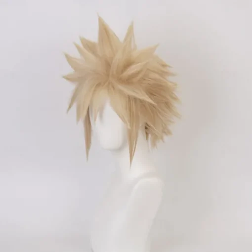 Game Final Fantasy VII Remake FF7 Female Cloud Strife Long blond Cosplay Wigs Halloween Wigs