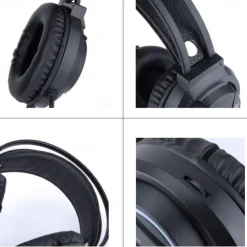 Gaming Headset 7.1 Surround Sound USB 3.5mm Wired Game Headphones with Microphone Stereo LED USB Headphone For PC PS4 XBOX ONE Gamers