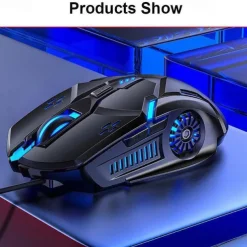 Gaming Mouse Low-noise 7 Color Backlight 6 Key Anti-slip Mechanical Mouse USB Wired Gaming Mouse for PC and Laptop