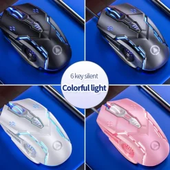 Gaming Mouse Professional Wired 6 Button 3200DPI LED Optical USB Computer Mouse Game Mice for PC Laptop Gamer