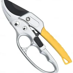 Garden Clippers, German Pruners, Ratchet Pruning Shears, Work 3 Times Easier, Gardening Tools, For Trimming Rose, Floral, Tree, Live Plants, Sharp Garden Scissors, Arthritis Weak Hand Snips