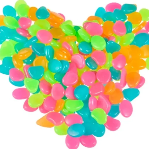 Garden decoration outdoor Luminous Stones garden Decorative Pebbles Outdoor Fish Decoration Pebble Rocks Aquarium