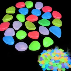 Garden decoration outdoor Luminous Stones garden Decorative Pebbles Outdoor Fish Decoration Pebble Rocks Aquarium