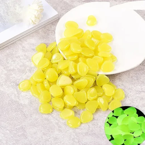 Garden decoration outdoor Luminous Stones garden Decorative Pebbles Outdoor Fish Decoration Pebble Rocks Aquarium