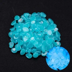 Garden decoration outdoor Luminous Stones garden Decorative Pebbles Outdoor Fish Decoration Pebble Rocks Aquarium