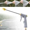 Garden Hose Nozzle,High Pressure 360° Rotaing Brass Metal Water Adjustmen Sprayer Gun, for Lawn & Garden,Washing Cars,Watering Garden Car Accessories