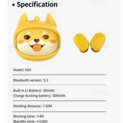 G05D True Wireless Headphones TWS Earbuds In Ear Bluetooth 5.3 Sports Ergonomic Design Long Battery Life for Apple Samsung Huawei Xiaomi MI Fitness Camping / Hiking Running Mobile Phone Travel