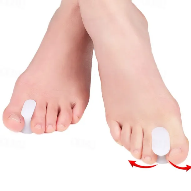 Gel Toe Separators for Overlapping Toes Bunions Big Toe Alignment Corrector and Spacer