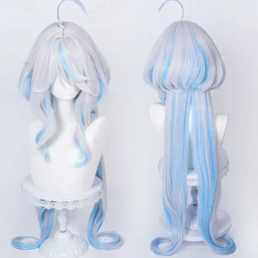 Genshin Impact Focalors Anime Cosplay Wigs Cosplay Wigs Halloween Carnival Party Comic Con Wig For Men's Adults'