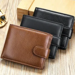 Genuine leather wallet top layer cowhide coin purse multi card horizontal wallet high-end business wallet suitable for both men and women perfect holiday gift