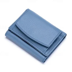Genuine Leather Women Wallets and Purses Fashion Small Wallet with Mini Coin Pocket Rfid Blocking Purse