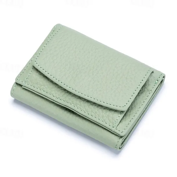 Genuine Leather Women Wallets and Purses Fashion Small Wallet with Mini Coin Pocket Rfid Blocking Purse
