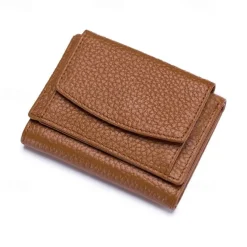 Genuine Leather Women Wallets and Purses Fashion Small Wallet with Mini Coin Pocket Rfid Blocking Purse