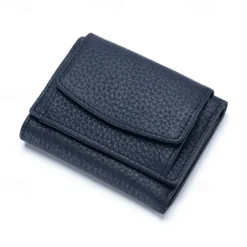 Genuine Leather Women Wallets and Purses Fashion Small Wallet with Mini Coin Pocket Rfid Blocking Purse