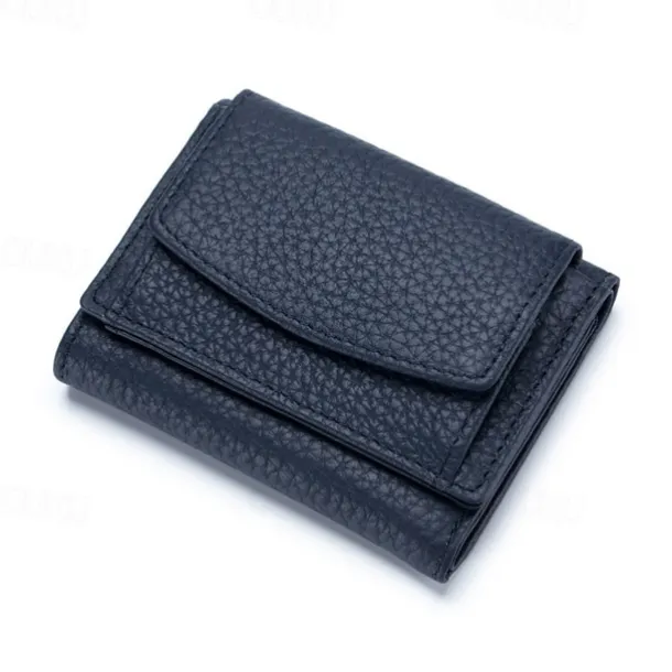 Genuine Leather Women Wallets and Purses Fashion Small Wallet with Mini Coin Pocket Rfid Blocking Purse