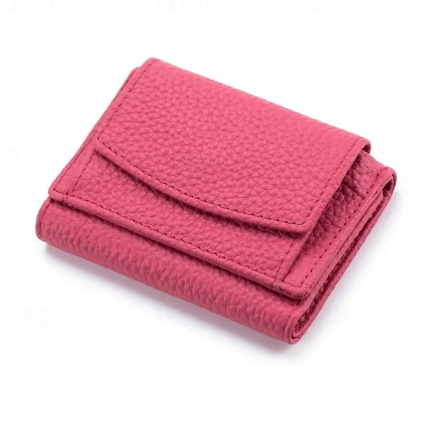 Genuine Leather Women Wallets and Purses Fashion Small Wallet with Mini Coin Pocket Rfid Blocking Purse