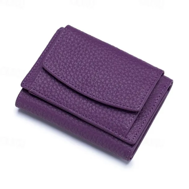 Genuine Leather Women Wallets and Purses Fashion Small Wallet with Mini Coin Pocket Rfid Blocking Purse