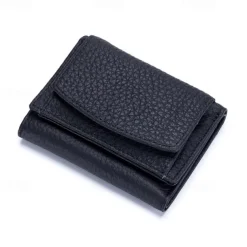 Genuine Leather Women Wallets and Purses Fashion Small Wallet with Mini Coin Pocket Rfid Blocking Purse