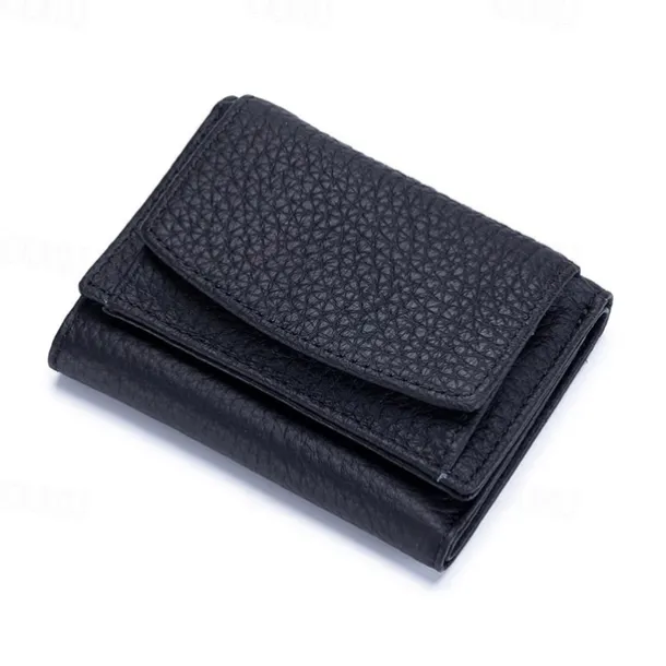 Genuine Leather Women Wallets and Purses Fashion Small Wallet with Mini Coin Pocket Rfid Blocking Purse