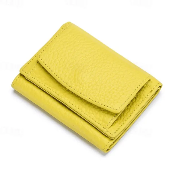 Genuine Leather Women Wallets and Purses Fashion Small Wallet with Mini Coin Pocket Rfid Blocking Purse
