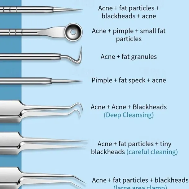 German Ultra-Fine Pimple Tweezers for Acne and Blackhead Removal - Salon Quality Beauty Tool for Face Health and Care