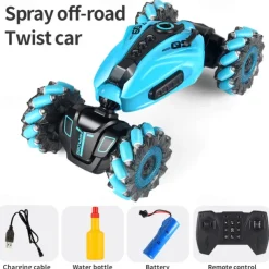 Gesture Sensing Remote Control Twisting Car Luminous Wheel Deformation High-Speed Climbing Car RC Car Stunt Car Game2277