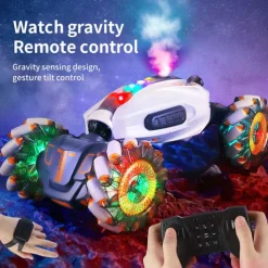 Gesture Sensing Remote Control Twisting Car Luminous Wheel Deformation High-Speed Climbing Car RC Car Stunt Car Game2277