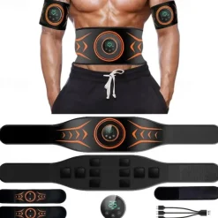 Get Fit Anywhere with the Portable EMS Training Fitness Belt and Massage Arm Wrist