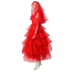 Ghost Bride Lydia Deetz Halloween Dress Cosplay Costume Masquerade Beetlejuice Dresses Adults' Women's Carnival Masquerade Mardi Gras Party / Evening Easy Halloween Costumes Dress Up