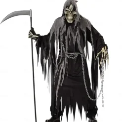 Ghost Ghostface Halloween Cosplay Costume Hooded Cloak Cosplay Adults' Men's Carnival Masquerade Performance Party Halloween Easy Halloween Costumes Dress Up