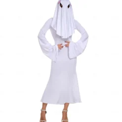Ghost Ghostly Bride Halloween Dress Cosplay Costume Halloween Adults' Women's Halloween Carnival Performance Masquerade Easy Halloween Costumes Dress Up