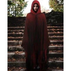 Ghost Grim Reaper Halloween Cosplay Costume Party Costume Hooded Cloak Outfits Scary Costume Adults' Men's Women's Masquerade Mardi Gras Performance Party Halloween Easy Halloween Costumes Dress Up
