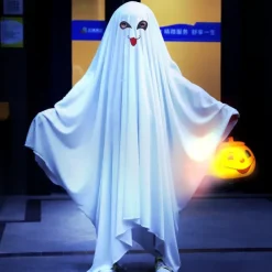 Ghost Halloween Cape Costume Scary Costume Kid's Boys' Girls' Carnival Party / Evening Easy Halloween Costumes Dress Up